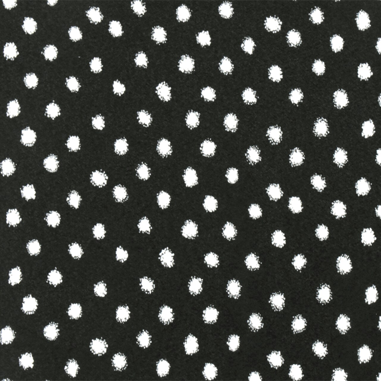 Basic Black-White Famous Designer Blurry Dot Printed Chiffon Fabric By the Yard